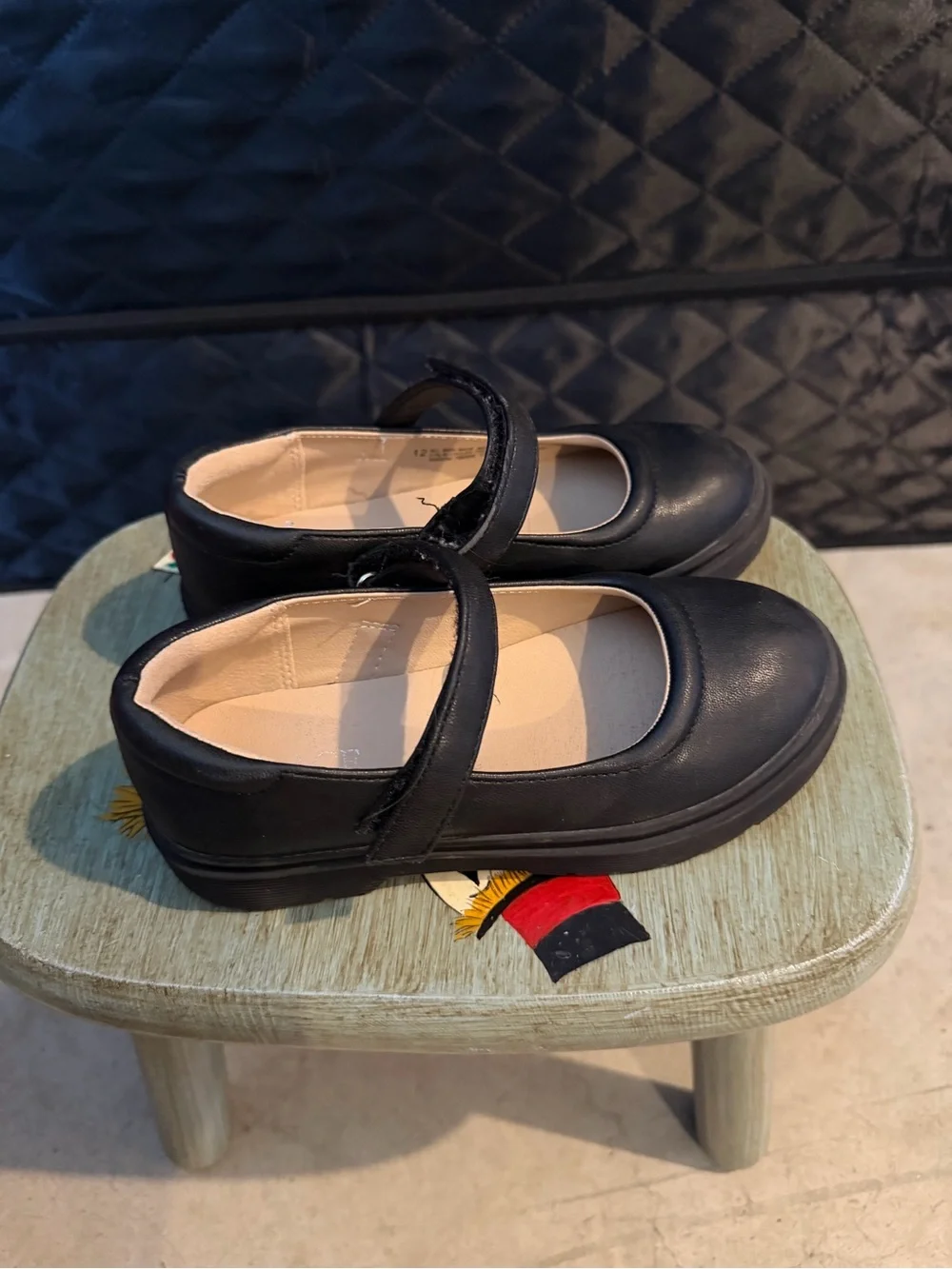 The Children's Place Black Mary Jane School Shoes